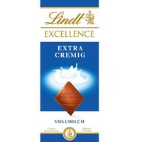 Lindt Tafelschokolade Extra Cremig, Vollmilchschokolade, 100g