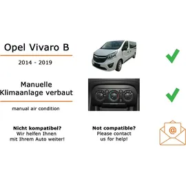 JUST SOUND best choice for caraudio Autoradio Einbaupaket JBL Legend 700D passend für Opel Vivaro B + Navi 80 IntelliLink | CarPlay Wireless Android Auto Wireless