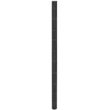 vidaXL Unkrautvlies Schwarz 200 x 500 cm