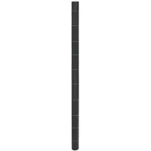 vidaXL Unkrautvlies Schwarz 200 x 500 cm