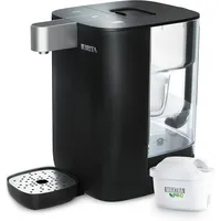 Brita Heißwasserspender Cube Wasserspender für zuhause (4L) schwarz – mit UV-C-Technologie, inkl. MAXTRA PRO Extra Kalkschutz Wasserfilterkartusche