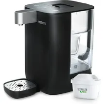 Brita Heißwasserspender Cube Wasserspender für zuhause (4L) schwarz – mit UV-C-Technologie, inkl. MAXTRA PRO Extra Kalkschutz Wasserfilterkartusche