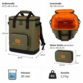 Brunelli Kühltasche 25 l Grün