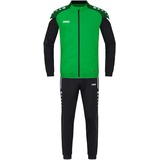 Jako Unisex Kinder Trainingsanzug Polyester Performance, soft green/schwarz, 164