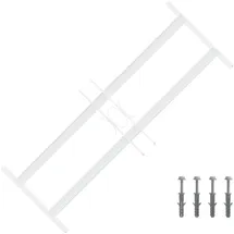 vidaXL Sicherheitsgitter für Fenster mit 2 Querstangen 3 pcs 43-74 cm