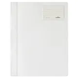 Durable Schnellhefter A4 Kunststoff weiß Packung mit 25 Stück