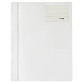 Durable Schnellhefter A4 Kunststoff weiß Packung mit 25 Stück