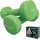 Donic Schildkröt Schildkröt 960205 - Vinyl-Hanteln, 1,0 kg Set, limegreen, Heim-Fitnessgerät