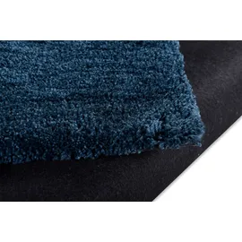 Tom Tailor Shaggy Teppich Cozy Hochflorteppich 50 x 80 cm Blau/Grün/Petrol