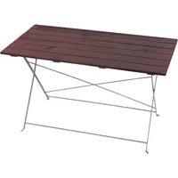 MCW Biergartentisch Garmisch, Klapptisch Gartentisch, ~ dunkelbraun