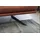 KAWOLA Sofa FENICE Ecksofa Leder Recamiere links burgunderrot