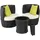 Tectake Nizza Loungeset schwarz