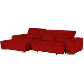 Roller Ecksofa, & grau - Webstoff - Liegefunktion - Staukasten links,