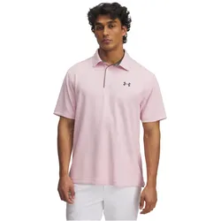 UNDER ARMOUR Tech Poloshirt Herren 647 - prime pink/pitch gray 3XL