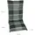 GO-DE Hochlehner-Auflage 123 x 50 x 9 cm, grau kariert