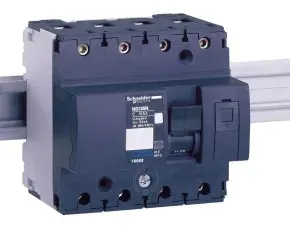 Schneider Electric 18865 Leistungsschalter NG125L, 4P, 80A, D Charakteristik