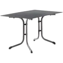 Sieger Boulevard Klapptisch 120x80cm Stahl/Polytec Dunkelgrau