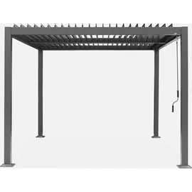 sweeek Bioklimatische Pergola Palace 3 x 3 m grau
