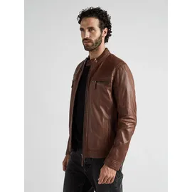 JCC EL101 Bikerjacke Braun 4XL