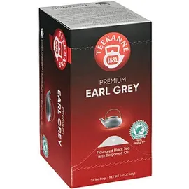 Teekanne Premium Earl Grey Schwarzer Tee 20x1,75 g