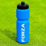 FORZA Sport Flaschenträger (750ml) mit 10 Trinkflaschen - BPA-freier Kunststoff - perfektes Trinkflasche Sport Set (Blau)