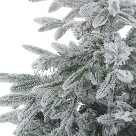 Beliani Weihnachtsbaum 210 cm Weiß