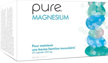 Pure Magnesium Magnesium 450 mg hochdosiert 60 Kapseln zum Schlucken