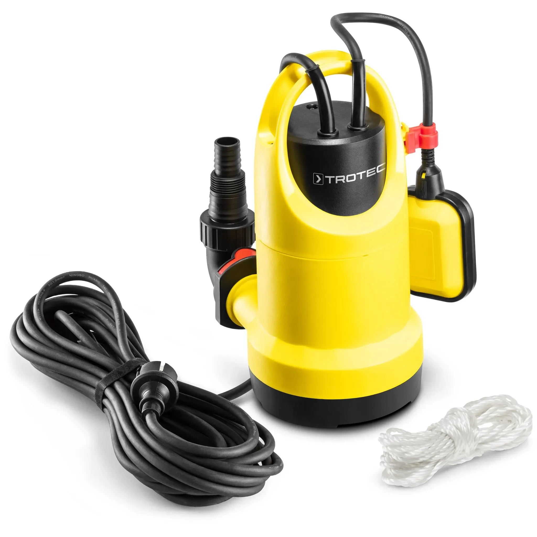 Trotec Pompe vide-cave eaux claires, 750 W, 13000 l/h, 9,5 m - TWP 7506 E