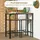 Homcom Bartisch Set 89 x 87 x 45 cm Braun