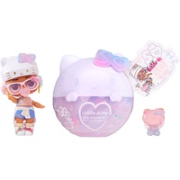 LOL Surprise Loves Hello Kitty Tots - Limited Edition Puppe Crystal Cutie - Sammlerpuppe mit 7 Überraschungen zum 50. Jubiläum von Hello Kitty - Ideal für Mädchen ab 3 Jahren