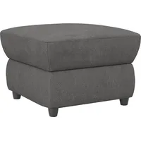 Home Affaire Hocker Boston 100% Polyester 68 x 45 x 68 cm Grau