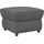 Home Affaire Hocker Boston 100% Polyester 68 x 45 x 68 cm Grau