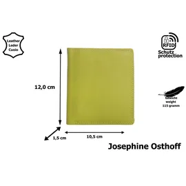 Josephine Osthoff MOOS Geldbörse echt Leder mit RFID Schutz