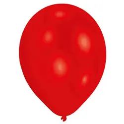 amscan® Luftballons rot, 25 St.