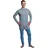 Suprima Pflegeoverall Pyjama hellblau L