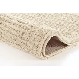 KLEINE WOLKE Badteppich Net Beige 60 x 60 cm