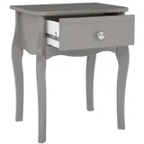 VCM Nachtschrank Baroque 45 x 35 x 55 cm Grau