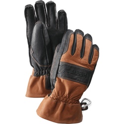 Hestra Fält Guide Glove - 5 Finger brown/black (750100) 7