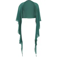 Vera Mont Chiffonstola mit Volant Dark Emerald,L | L
