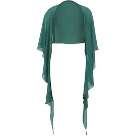 Vera Mont Chiffonstola mit Volant Dark Emerald,L | L