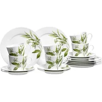 Ritzenhoff & Breker Evora Kaffeeservice 18-tlg. grün/weiß