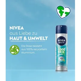 NIVEA Men Cool Kick Fresh Deo Spray 6 x 150 ml