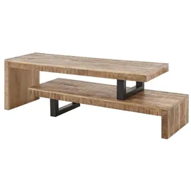 Stolkom Beed TV-Lowboard 140,00x45,00x40,00 Braun/Massivholz