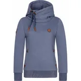 Naketano Kapuzenpullover Sweatshirt Indigo Blue Melange S