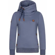 Naketano Kapuzenpullover Sweatshirt Indigo Blue Melange S
