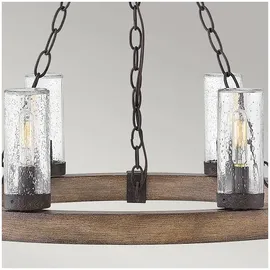 Elstead Lighting Sawyer 6-flg. E14 40W 230V  Durchmesser  - Braun