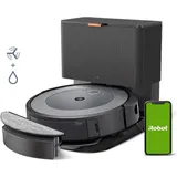 IROBOT Roomba Combo i5+ - Robotstofzuiger met Dweilfunctie - Zelfledigend - Ideaal voor Huisdieren - i5576, Staubsauger Roboter, Schwarz,