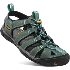 Keen Clearwater CNX Leather Damen Mineral Blue / Yellow 37,5
