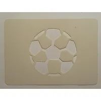 Dazzle Glitter Tattoos 2 x Fußball Schminken Schablonen wiederverwendbar viele Male Weltmeisterschaft