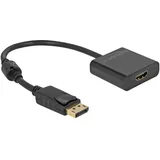 DeLock DisplayPort zu HDMI Adapter 0,20 m Schwarz